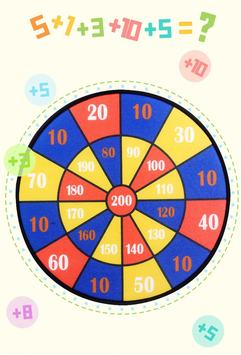 Montessori Animal Dart Board Sticky Ball Toy