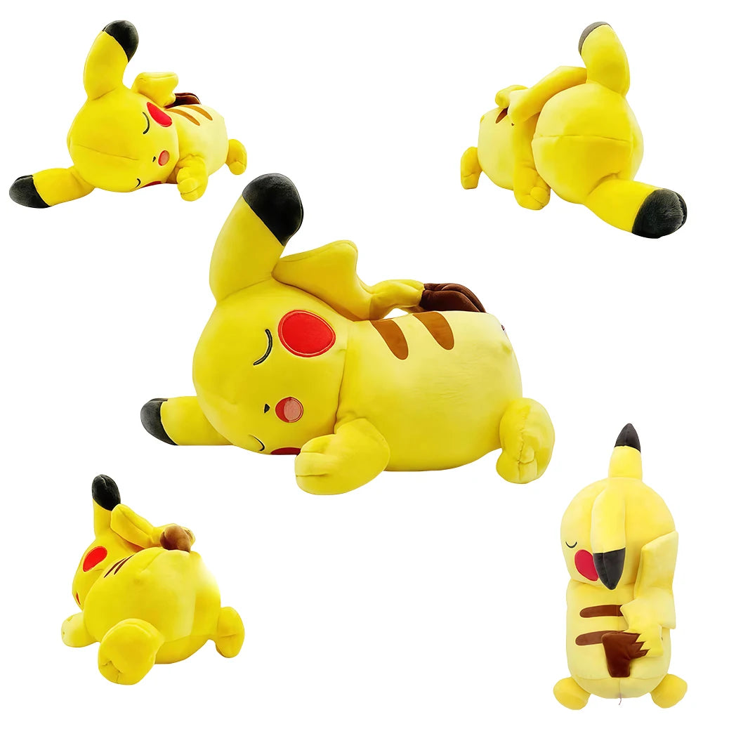 20cm Pokémon Plush Sleeping Pikachu Eevee Toy