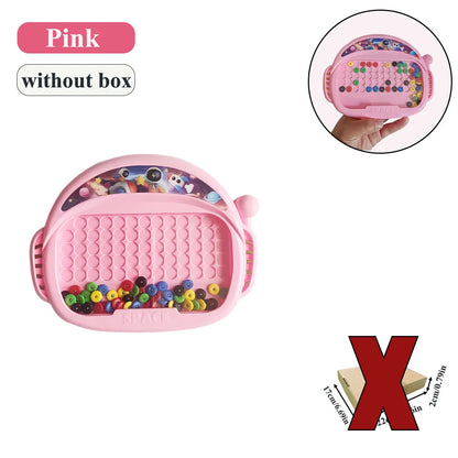 Magnetic Doodle Board Beads Drawing Educational Toy
