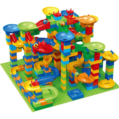 Marble Run Building Blocks Maze Track Toy Set