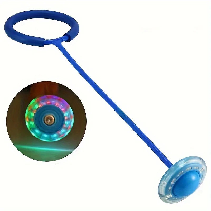 1Pc Children Flashing Jump Ring Sports Bouncing Ball Foldable