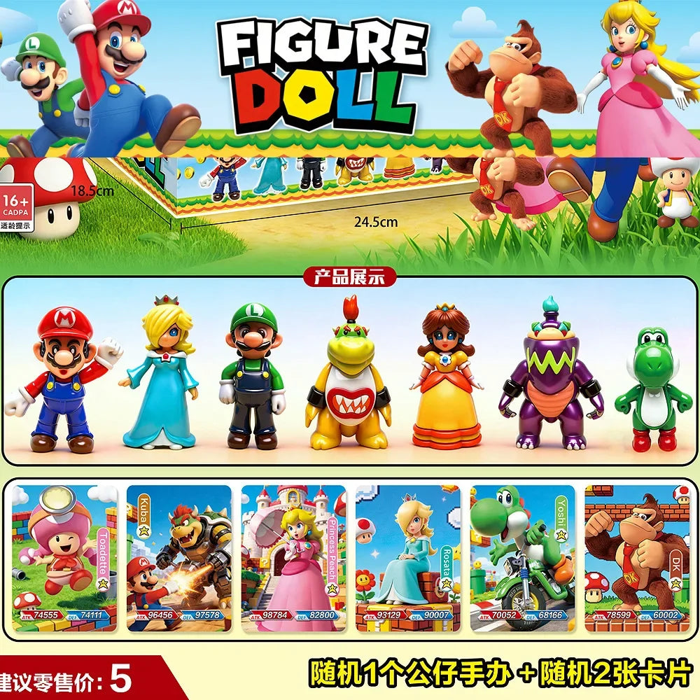 Super Mario Blind Box Princess Figure Toy Gift