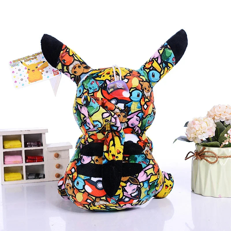 Pokémon Graffiti Pikachu Plush Doll Stuffed Toy