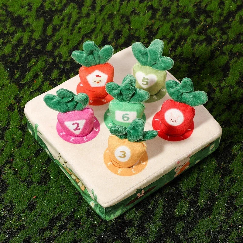 Montessori Carrot Harvest Color Sorting Puzzle Toy