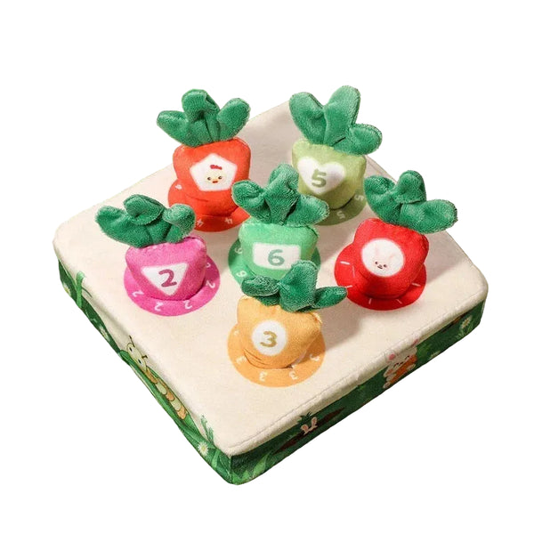 Montessori Carrot Harvest Color Sorting Puzzle Toy