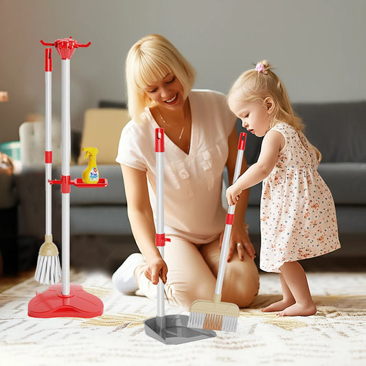 Kids Cleaning Toy Set Pretend Play Montessori Kit