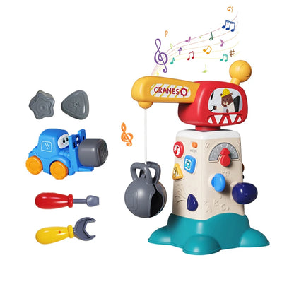 Electric Train Track Toy with Light Music Set