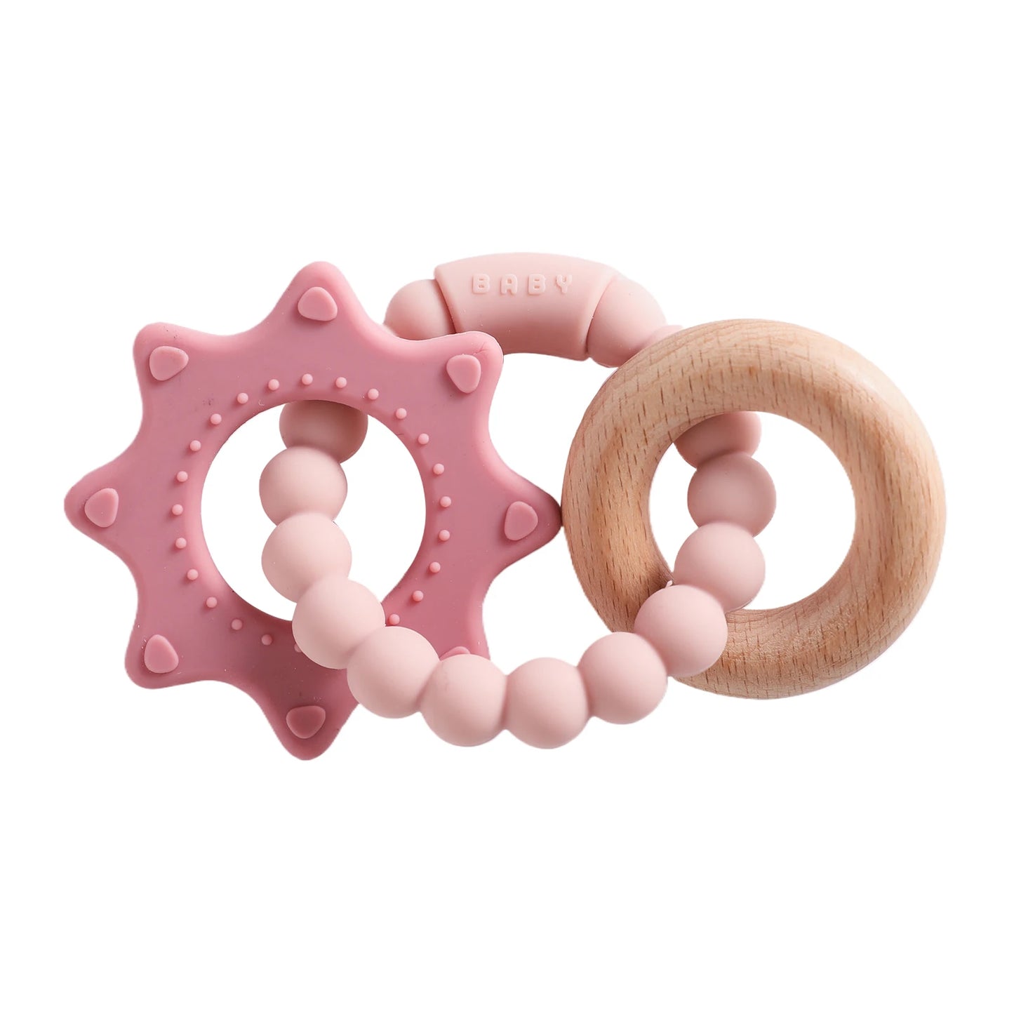 Silicone Planet Teether Ring Baby Sensory Toy