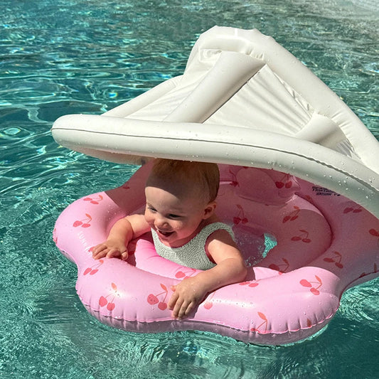 Baby Inflatable Swim Ring with Sunshade Float