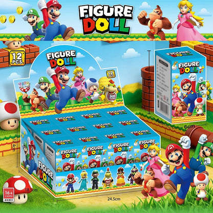 Super Mario Blind Box Princess Figure Toy Gift