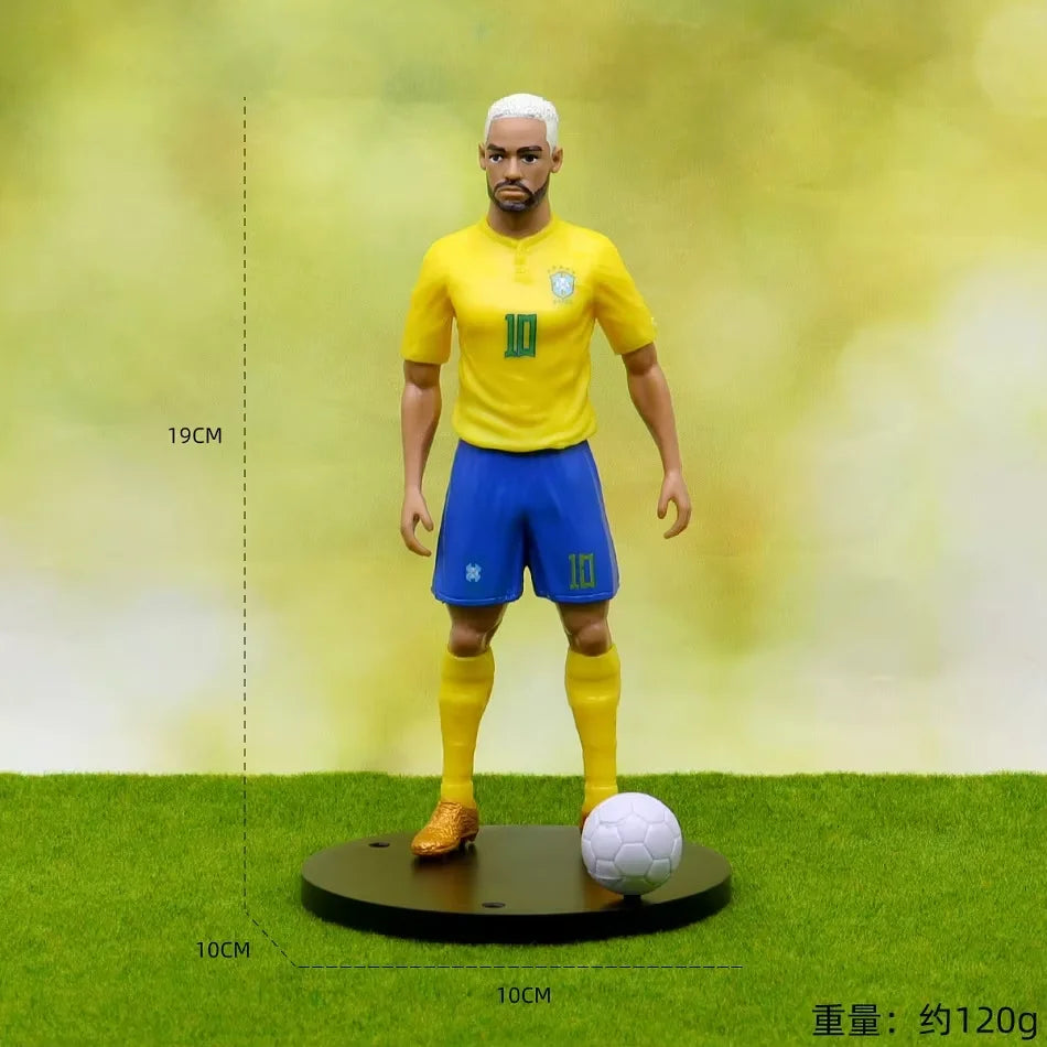 Football Star Action Figures Ronaldo Messi Mbappe Toy