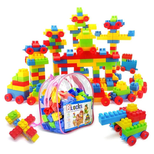 130pcs Large Particles of Building Block Toys Assembled Toys