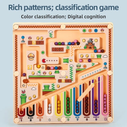 Magnetic Maze Puzzle Educational Logic Learning Toy