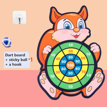 Montessori Animal Dart Board Sticky Ball Toy