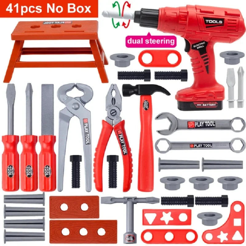 Kids Repair Tool Set Drill Pretend Play Toy