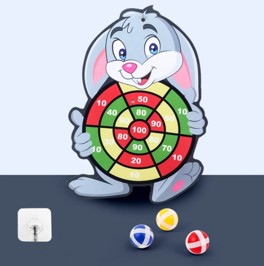 Montessori Animal Dart Board Sticky Ball Toy