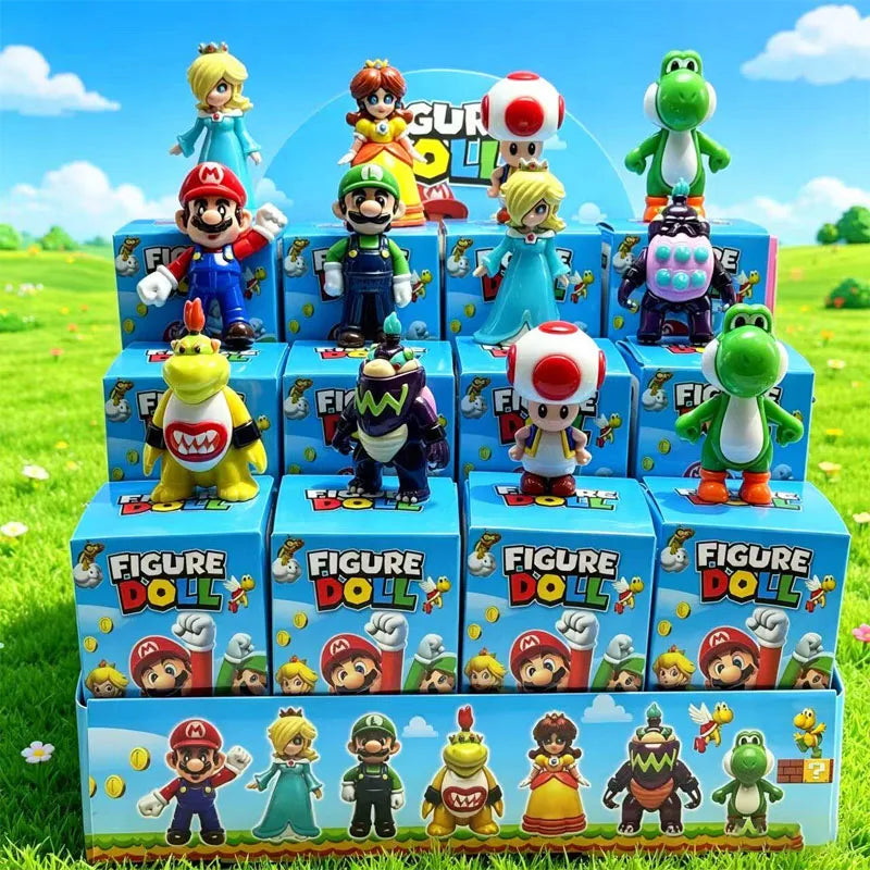 Super Mario Blind Box Princess Figure Toy Gift