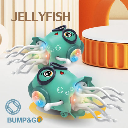 Electric Dancing Jellyfish Toys Kids Automatic Obstacle