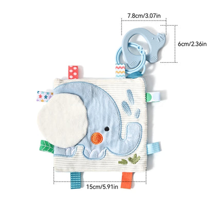 Baby Montessori Silicone Wooden Bead Maze Teether Toy