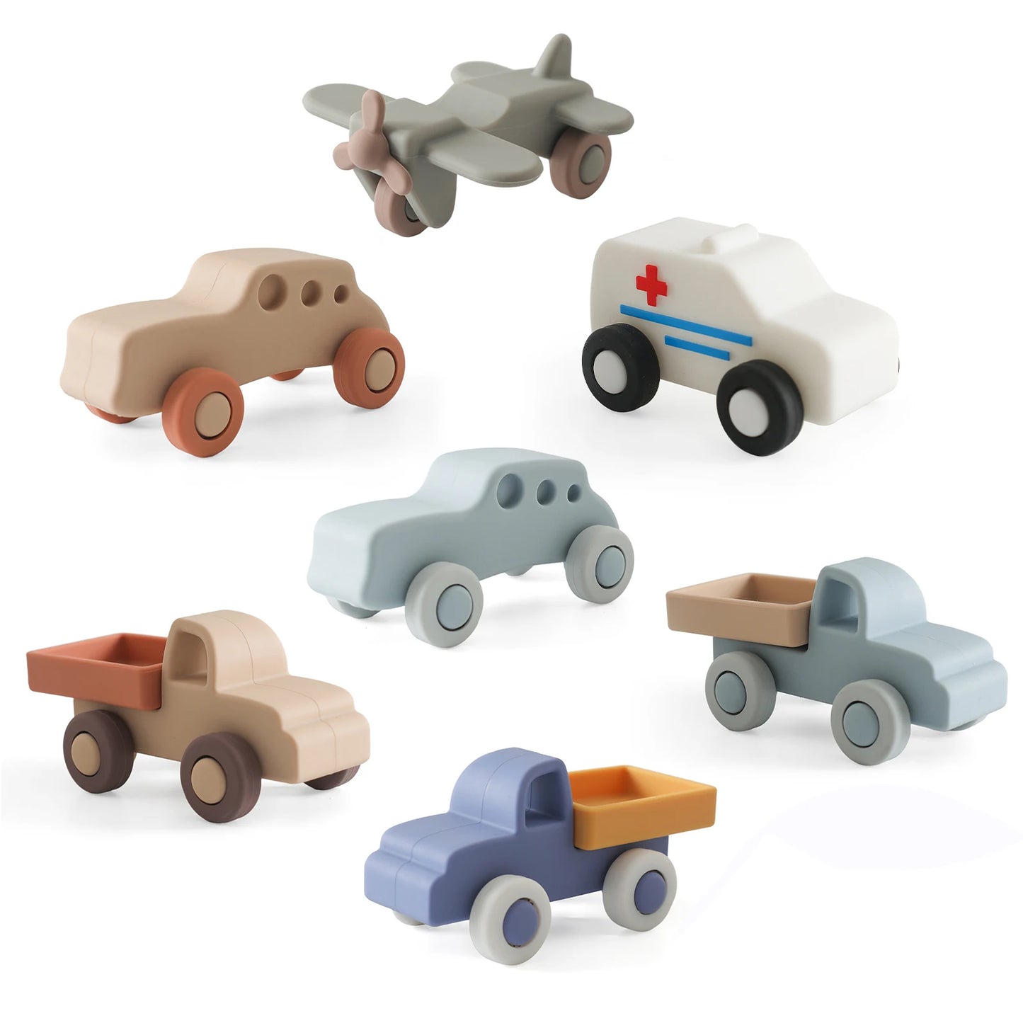 Montessori Silicone Baby Car Teether Educational Toy
