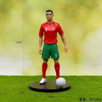 Football Star Action Figures Ronaldo Messi Mbappe Toy