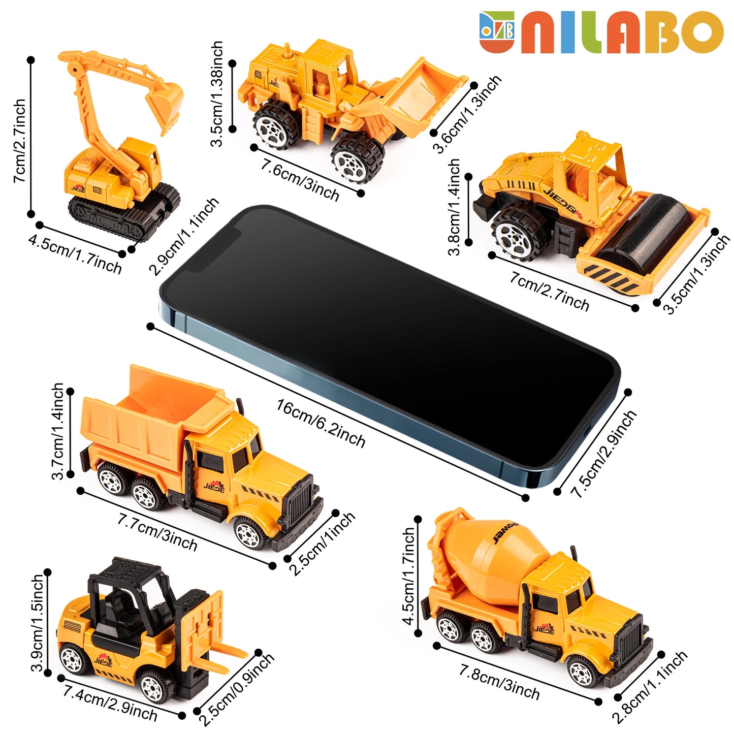 Alloy Construction Vehicle Set STEM Toy for Kids
