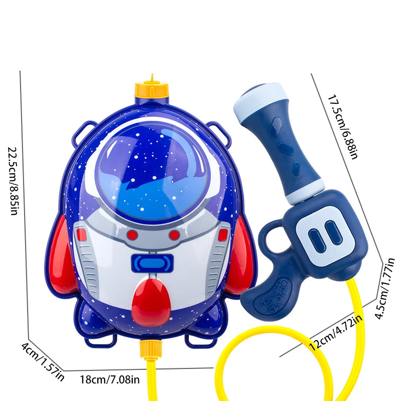 Children's water gun splashing toys Backpack water gun