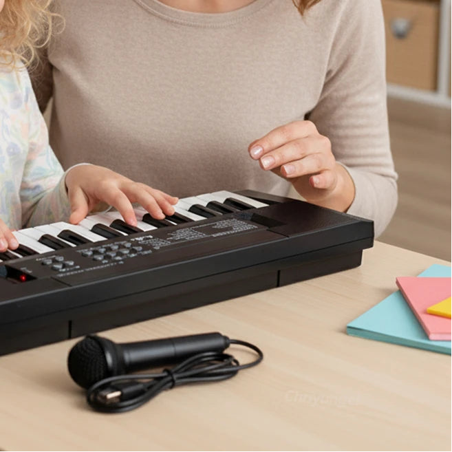 37 Keys Kids Electronic Piano Organ keyboard with Microphone