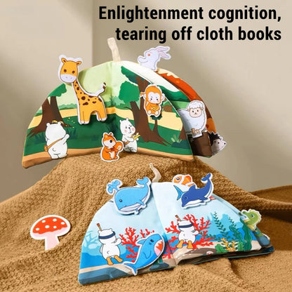 Baby Soft Cloth Books Early Learning Quiet Toy