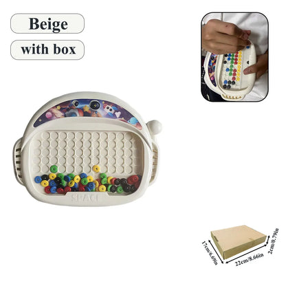 Magnetic Doodle Board Beads Drawing Educational Toy