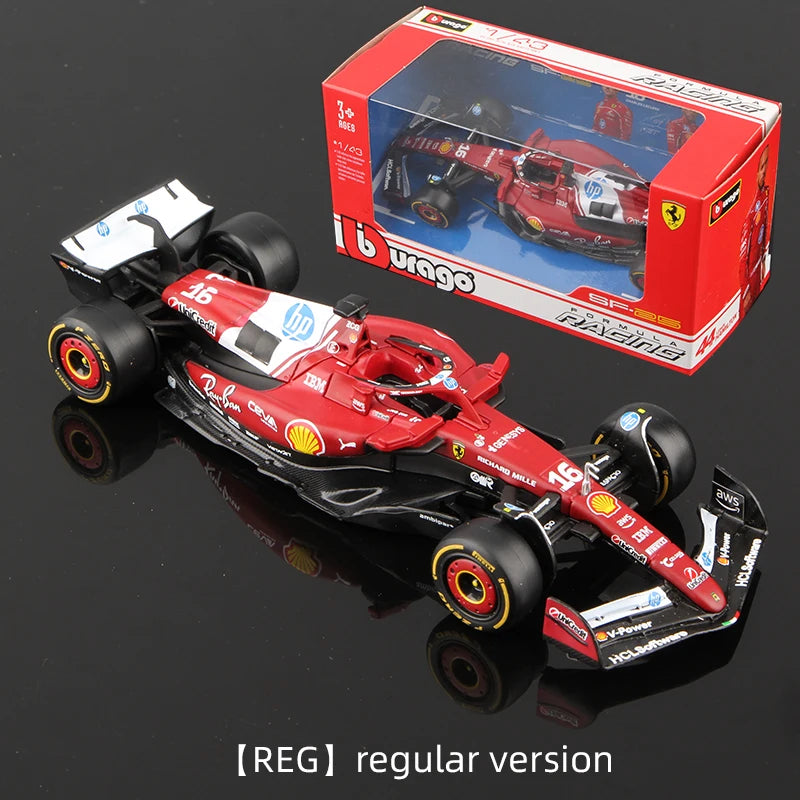 Bburago 1:43 2025 Ferrari SF25 F1 Racing Formula Car #16 Leclerc