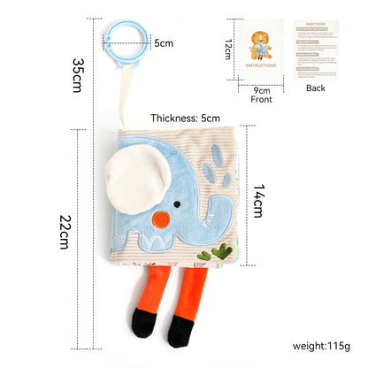 Baby Montessori Silicone Wooden Bead Maze Teether Toy
