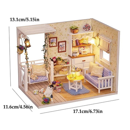Kitten Mini Doll House 3D Puzzle Building Kit