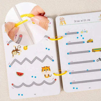Reusable Magic Tracing Workbook Writing Practice Toy
