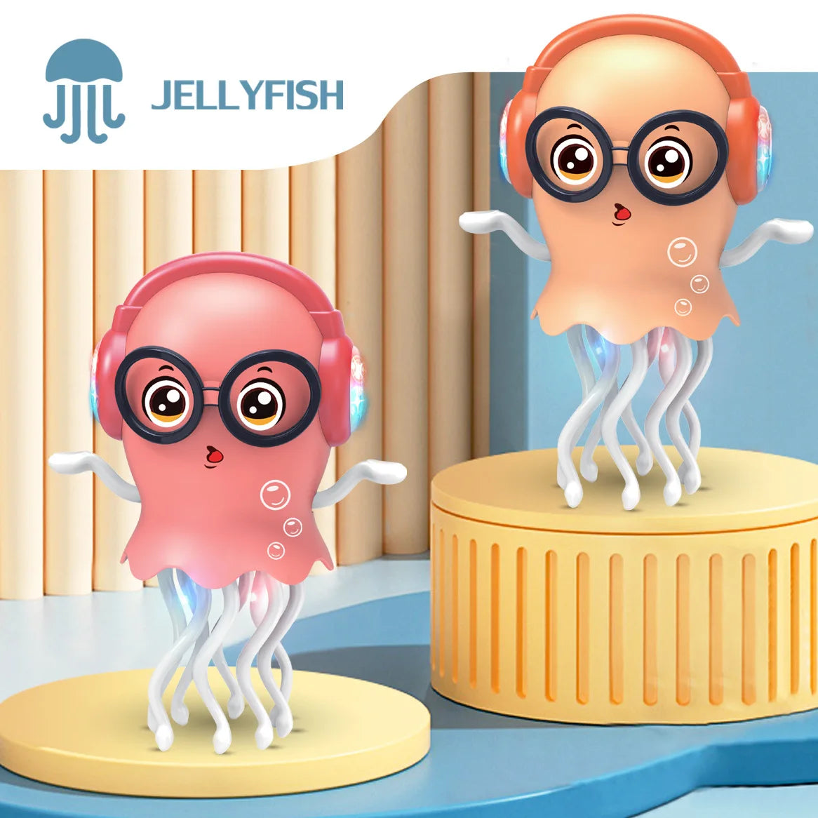 Electric Dancing Jellyfish Toys Kids Automatic Obstacle
