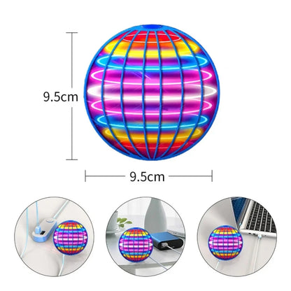 Flying Orb Boomerang LED Hover Spinner Toy