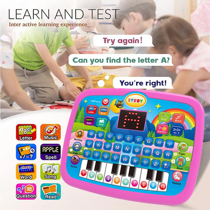 Multifunction Early Education Letters Numbers Music Toy