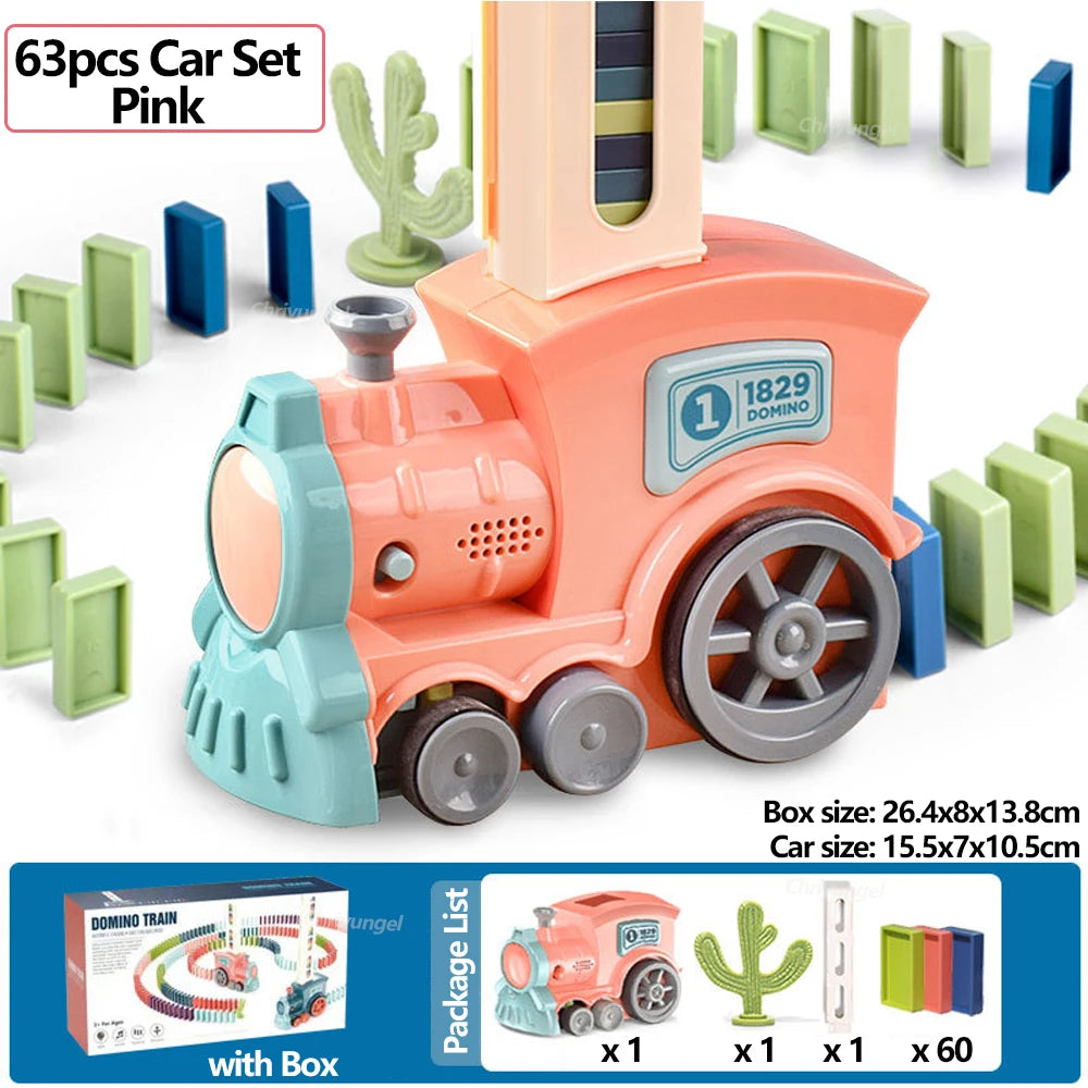 Domino Train Automatic Laying Educational Toy Set