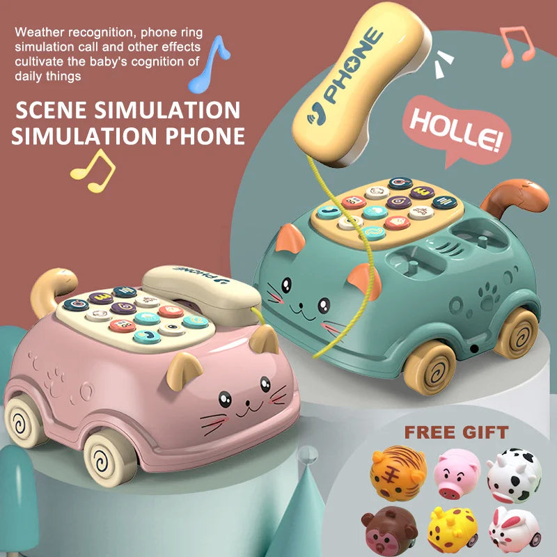 Montessori Musical Baby Phone Learning Toy