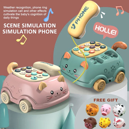 Montessori Musical Baby Phone Learning Toy