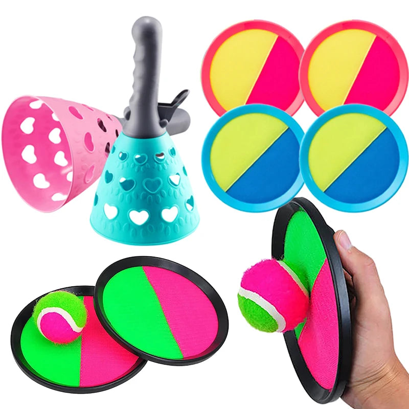 Children Sports Toys Toss & Catch Ball Sticky Balls Parent-child