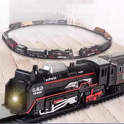 Classical Railway Freight Train Toy Electric Christmas Train