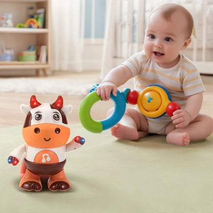 Baby Dancing Cow Musical Plush Interactive Toy