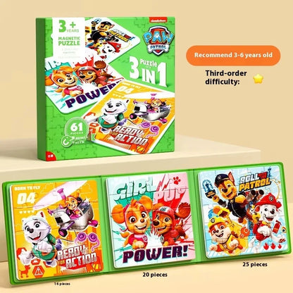 Paw Patrol Magnetic Puzzle Educational Kids Toy