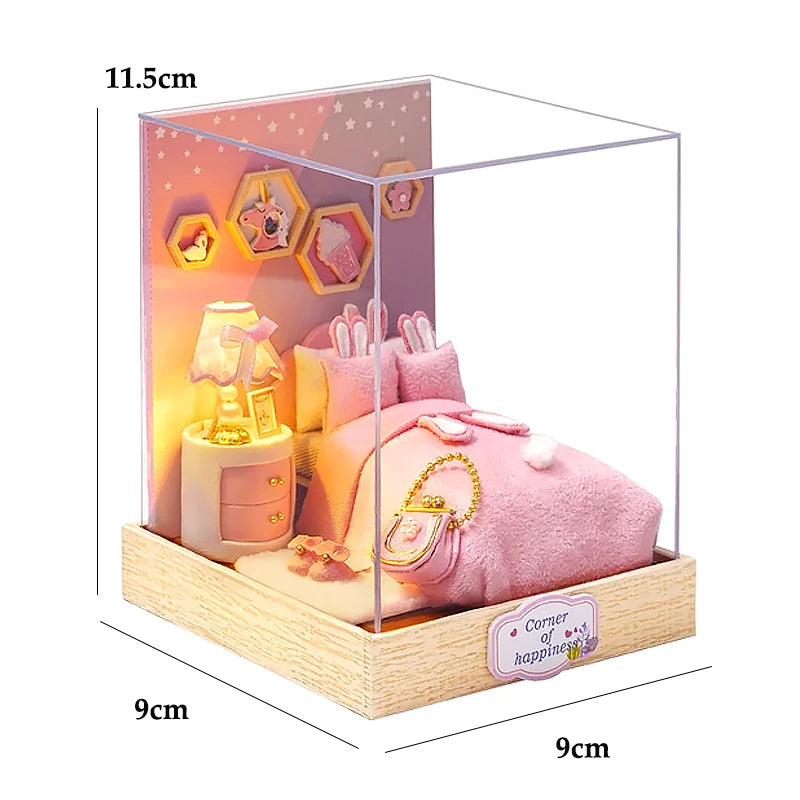 Kitten Mini Doll House 3D Puzzle Building Kit