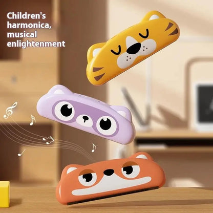 Kids Cartoon Harmonica Fox Bear Music Toy
