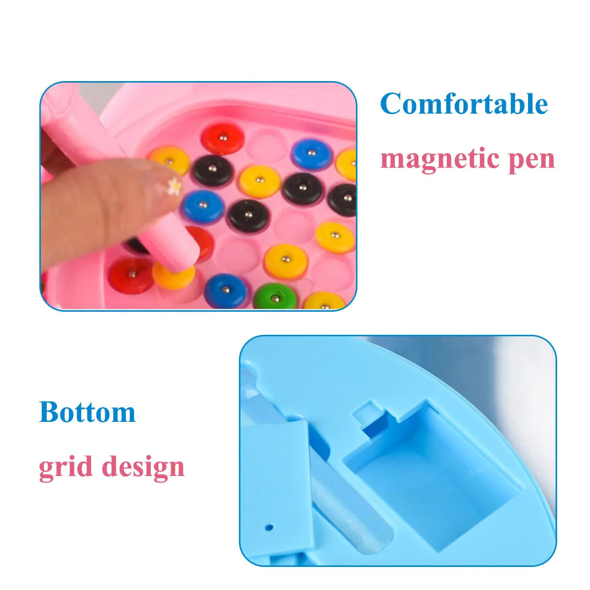 Magnetic Doodle Board Beads Drawing Educational Toy
