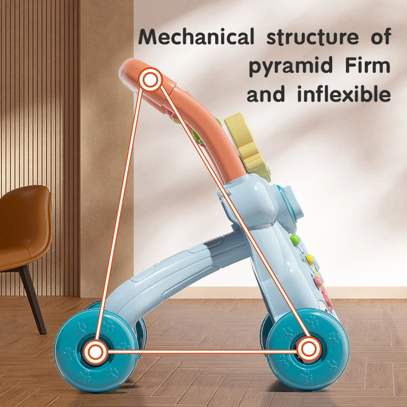 Baby Push Walker Music Activity Learning Toy