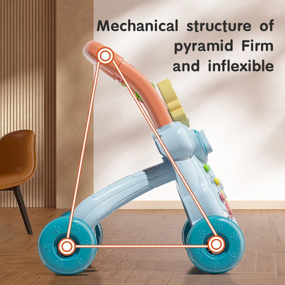 Baby Push Walker Music Activity Learning Toy