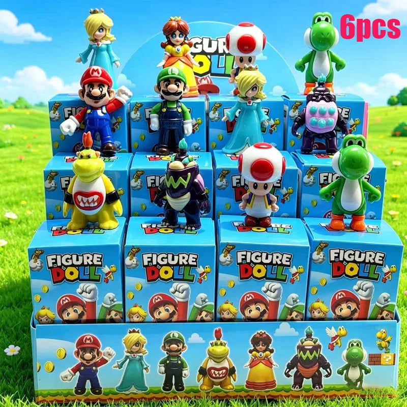 Super Mario Blind Box Princess Figure Toy Gift
